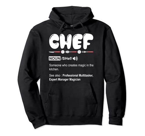 Chef Definition Shirt - Funny Cooking Design Chef Sudadera con Capucha