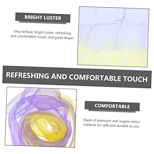 SAFIGLE 30Pcs Gradient Performance Scarves for Lightweight Colors for Kindergarten Parties and Family Gatherings3