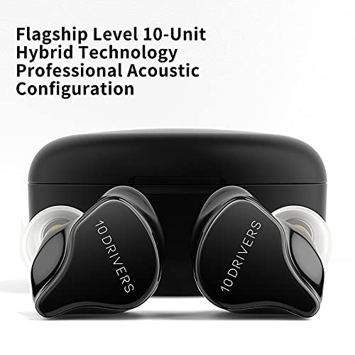 Fone de ouvido sem fio KZ VX10 TWS Bluetooth 5.2 1DD + 4BA com redução de ruído de jogo de música de