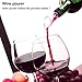 Flauno Electric Wine Opener Rechargeable - Automatic Wine Bottle Opener, Electric Corkscrew Wine Opener with Foil Cutter, Vacuum Wine Stopper, Wine Aerator Pourer, Wine Gift Set (Gray)