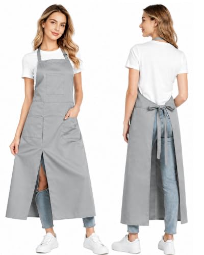 MIKI WELL Pottery Split-Leg Make Ceramic Apron...