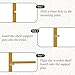 Quacc 12 PCS Replacement Shelf Support Pins, 5mm Metal Shelf Peg Sturdy Bookcase Shelving Support Studs Shelve Holders for Kitchen Units, Cupboards, Wardrobes, Cabinets