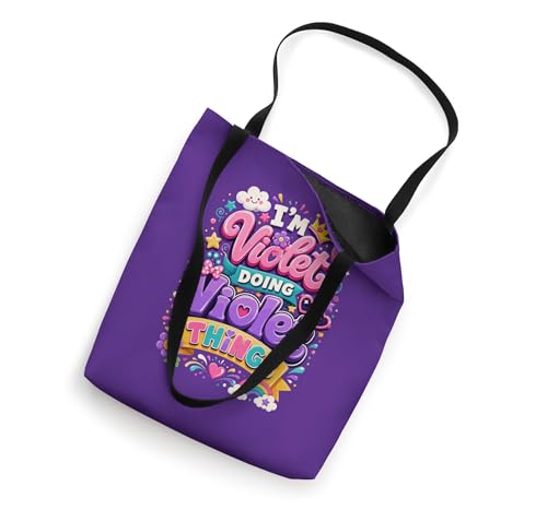 Bolsa Tote para Niña I'm Violet Doing Violet Things miniatura 2