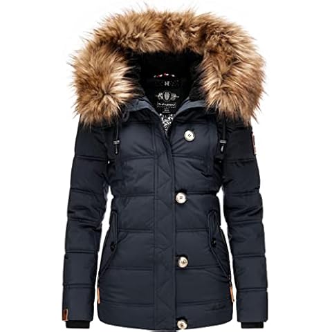 Navahoo Chaqueta acolchada para mujer con piel sintética Zoja Cover