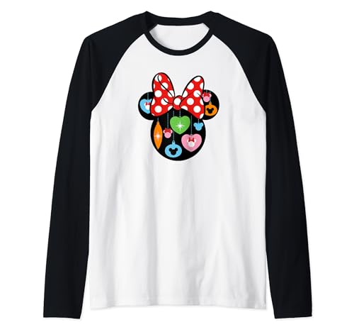 T-shirt Raglan Minnie Disney un Cadeau Féminin Parfait pour les Fêtes