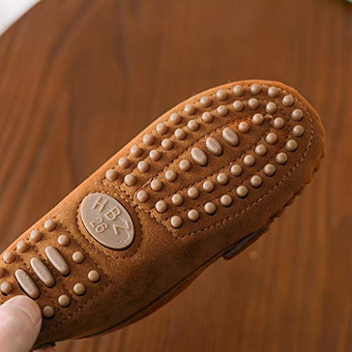 Image of Toodii Children Boys Girls Loafers Solid Color Soft Bottom Breathable Casual Shoes Dark Blue