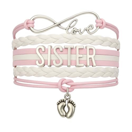 Infinity Collection Sister Bracelet -Sisters Jewelry- Charm Bracelet, Big Sister Bracelet for Girls