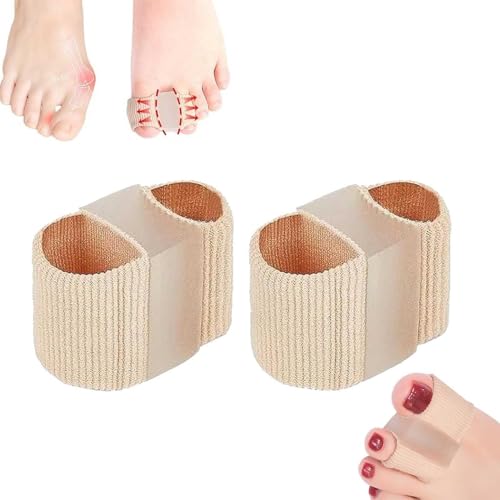 Separadores de dedos Chiclify, separadores de dedos elásticos de primera calidad para hombres y mujeres, para dedos en martillo y herramienta para el cuidado de los pies en yoga para uso diario (2pcs)