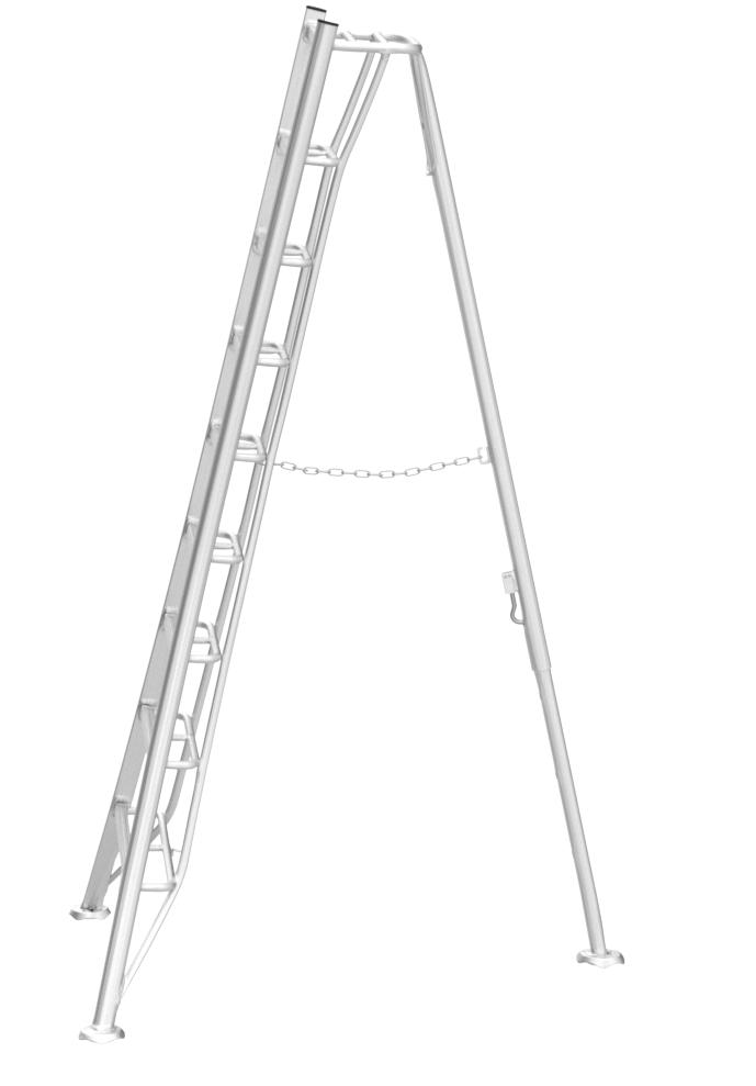 Amazon | 長谷川工業(Hasegawa) アルミ三脚グリーンステップ 9段 GSC  