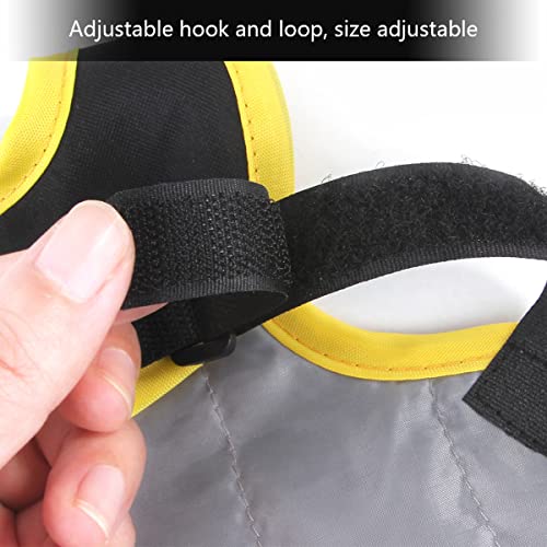 2Pcs Huhn Weste, WideSmart Hühnersattel Reflective Vest für Huhn - Pet Kleidung Geflügel Henne Sattel Schürze Federschutz Schürze Schutz Rückenschutz Jacke