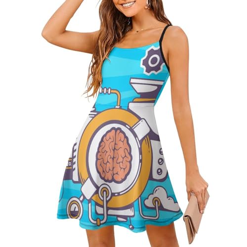 Robe d'été jupe courte à bretelles pour des vacances inoubliables