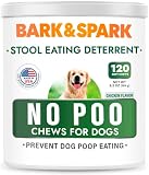NO Poo Treats - Prevent Dog Poop Eatng - Coprophagia Treatment - Stool Eating Deterrent - Probiotics