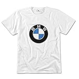 BMW Original T-Shirt Logo Weiss Unisex - Kollektion 2019/21 Größe XS