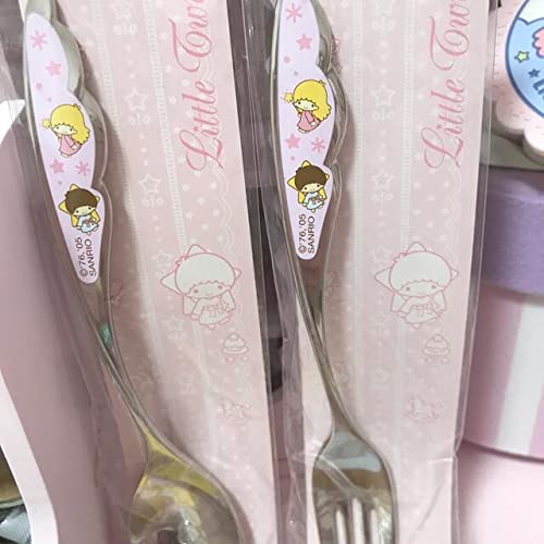 Amazon | リトルツインスターズ キキララスプーン＆フォークセット
