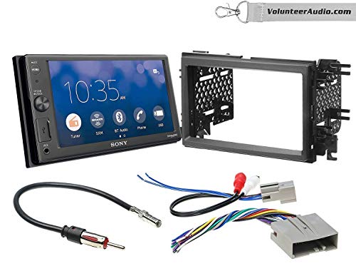 Sony XAV-AX1000 Double Din Radio Install Kit With Apple CarPlay, Sirius XM Ready
