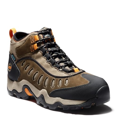 Timberland PRO Men's Mudslinger Steel Safety Toe Waterproof Industrial Hiker Work Boot