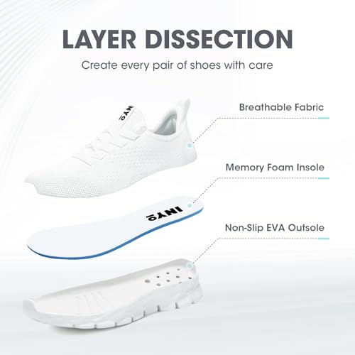 INYO Womens Sneakers Walking Lightweight Tennis Shoes No Slip Sports Workout Gym Shoes for Running3