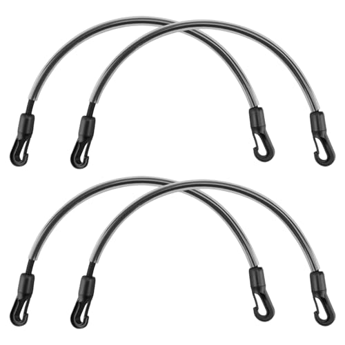 Sangles de Jambe pour Couverture de Cheval | 4 Pièces Bandes Réglables,54.0 cm Remplacement de Cordon de Queue pour Couverture Cheval avec Attaches Double Extrémité - Animaux Hiver Tapis Box Seaux