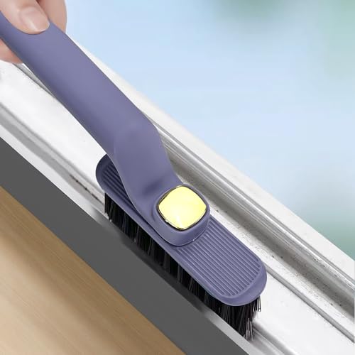 Image of 2 pcs Multi-Function Rotating Crevice Cleaning Brush, Rotating with No Dead Corners Cleaning Brush, Bathroom Crevice Cleaner, Thin Cleaning Brush for Tight Spaces