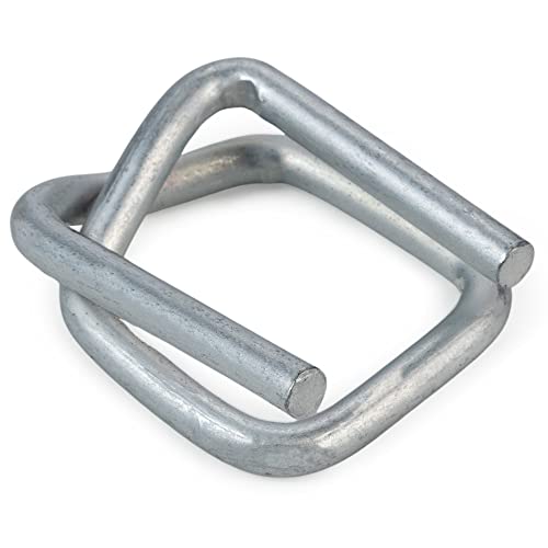 Galvanized cord strapping buckles 1" pack of 250