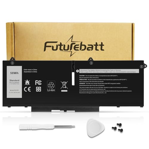 FK0VR Laptop Battery Replacement for Dell Latitude 5330 7330 7430 7530 Latitude 5330 2-in-1/7330 2-in-1/7430 2-in-1 P133G P134G P135G P136G P110F P138G P139G FKOVR 8H6WD 51R71 293F1 01VX5 404T8