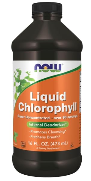 Super concentrato, clorofilla liquida, aroma naturale di menta, 473 ml,