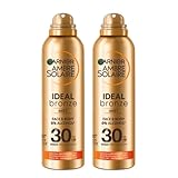 Garnier Ambre Solaire Ideal Bronze LSF 30 – Sonnenschutz für Gesicht und Körper, wasserfest, 150 ml (2)