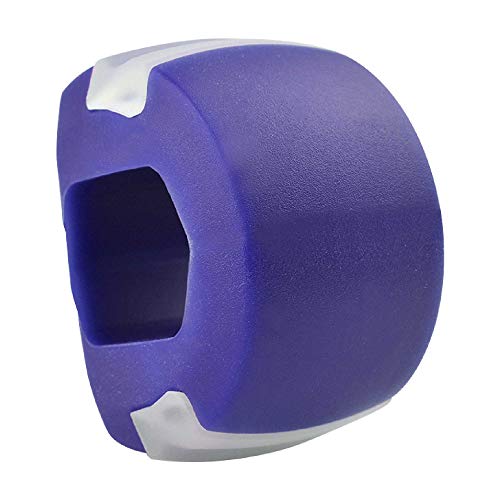 Jaw Exerciser, Jawline Exerciser, 30 lbs Face and Neck Exerciser for Beginners, Define Jawline, Slim and Tone Your Face (Purple)