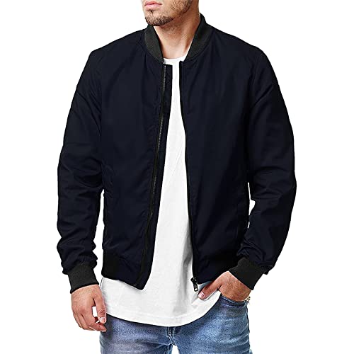 Bomber homme bleu marine L fini les clés perdues en chemin