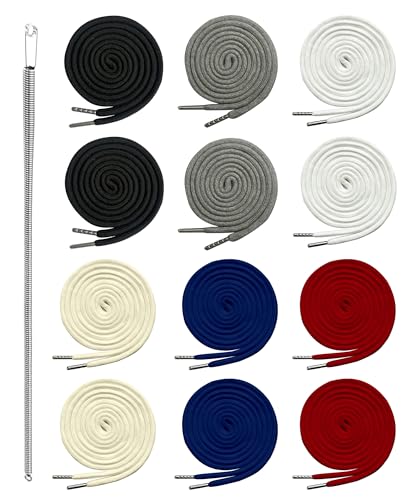 Serobela 55 Inch Drawstring Replacement Cords with Easy Threader Tool Replacement Drawstring for Sweatpants Pants Shorts Hoodie