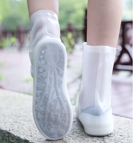 Waterproof Rain Shoe Case, Sandproof Skids, High -Top Boots, Can Be Reused to Use Folding Shoes4