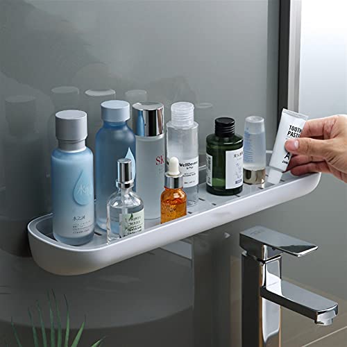 Geen Punch Bad Planken, Badkamer Plank Douche Caddy Organizer Wall Mount Shampoo Rack Keuken Opslag Badkamer Accessoires… - Image 3