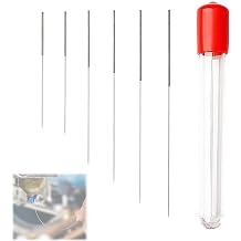 3D Printer Needles, Nozzle Cleaning Needles, Set of 6, 0.15, 0.2, 0.25, 0.35, 0.4 mm, Stainless Steel, Clog Relief, Carburetor, Cleaning Tool, Multi-Purpose Accessory
