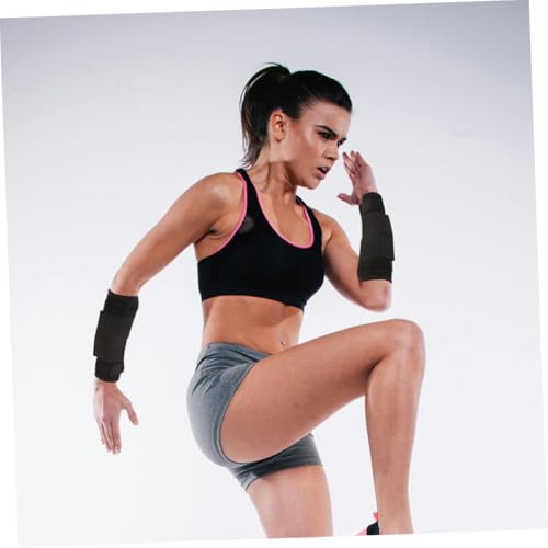 Muñequeras con banda compacta de algodón absorbente TOYANDONA para musculación eficiente 2