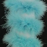 TIRA MARABÚ DE PLUMAS 80g (CELESTE BEBÉ, 1 METRO)