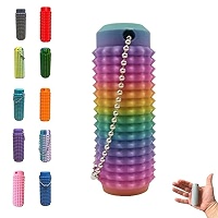 Fukaisu Lot De 2 Porte-clés Fidget à Picots – Silicone Pressable, Anti-Stress, Mini Jouet De Poche Pour Adultes Et Enfants – Gris Violet