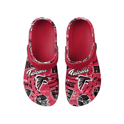 Image of FOCO Arizona Cardinals NFL Mens Historic Print Clog with Strap