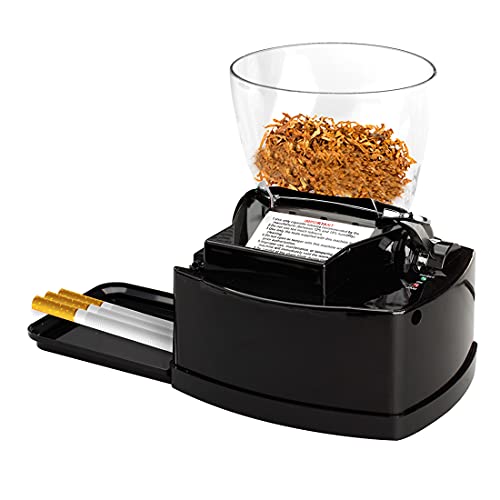 Cigarette Roller Electric Cigarette Injector Machine with 8MM Diameter Pipe, Household Electric Cigarette Rolling Machine, Smoke Tube Injector Tobacco Rolling Machine (Cigarette Machine)