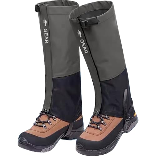 Guêtres de jambe en nylon imperméable réglables pour la débroussailleuse