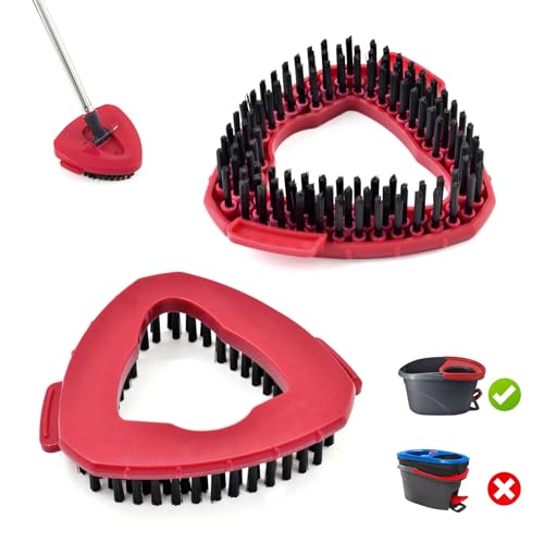 Cepillo giratorio para fregona compatible con el sistema de tanque Vlieda EasyWring 1, cepillo de limpieza de repuesto para baño, cocina, pared y suelo