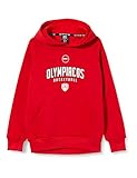 Corte normal Olympiacos B.C. Sudadera Oficial 20/21 Olympiacos Unisex – Niños, Unisex niños, 17473217, Rojo, 14