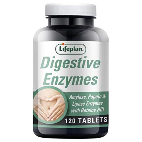 Lifeplan Digestive Enzymes (120 Tablets) — Plant-Derived, Vegan Friendly Cover
