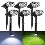 Photo Gallery consciot faretti solari per esterni, 2 in 1, luce diurna, faretto solare impermeabile ip67, illuminazione esterna efficiente e durevole per giardini e sentieri, accensione e spegnimento automatico, Photo Gallery consciot faretti solari per esterni, 2 in 1, luce diurna, faretto solare impermeabile ip67, illuminazione esterna efficiente e durevole per giardini e sentieri, accensione e spegnimento automatico,