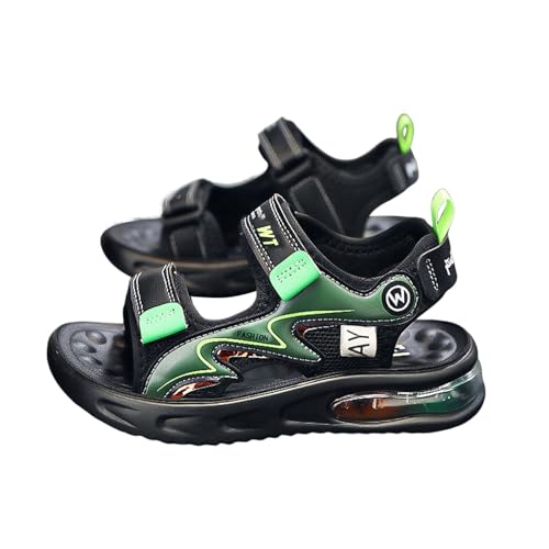 IWIHMIV Toddler Boys Sandals Comfortable Open Toe Sandals With Adjustable Back Strap Children Summer Beach Shoes