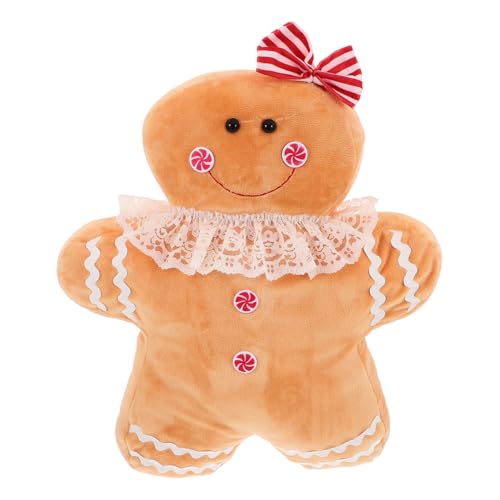 Healeved 3 Piezas De Adornos De Animales De Peluche De Sushi para Decoraciones para Almohadas para Sofá con Decoración De Galletas Almohadas para Almohadas De Pan De Jengibre para
