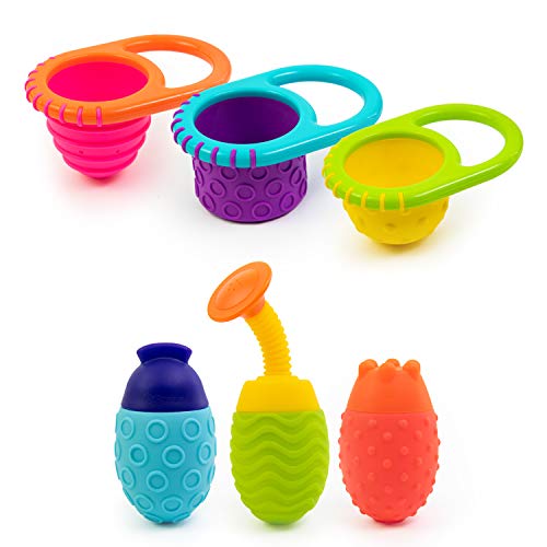 Sassy Flex N Fill lot de 6 gobelets compresses Ez contre le gaspillage