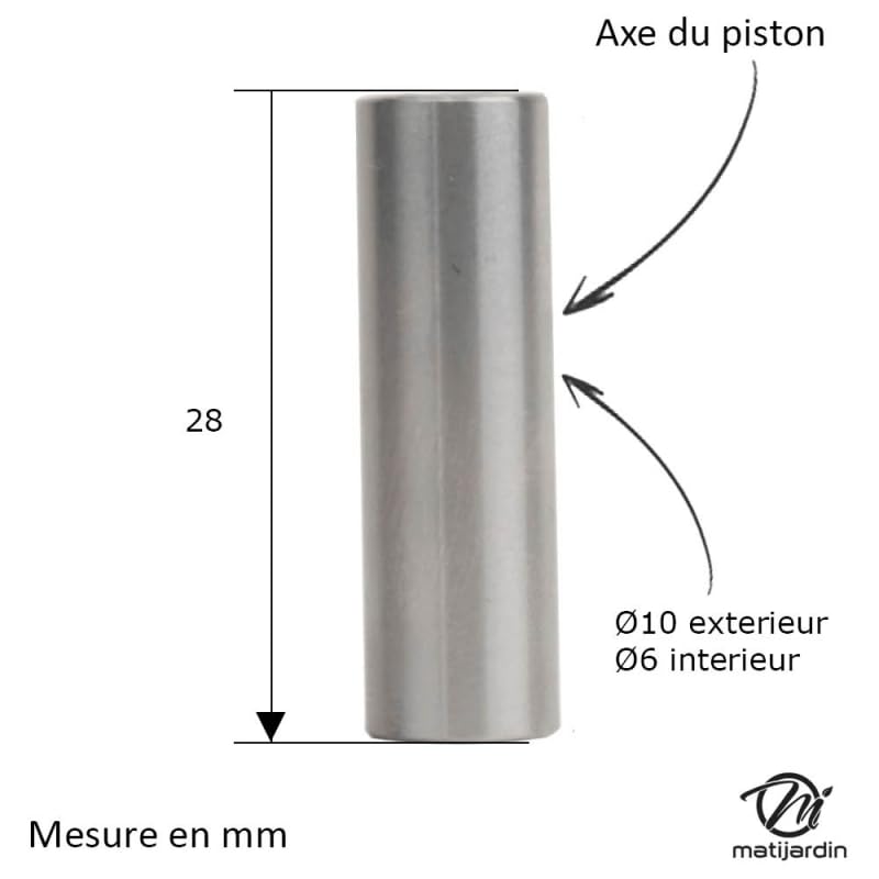 Matijardin - Générique Cylindre piston Ø 38 mm. compatible avec Stihl FS120, FS180, FS200, FS250, FS202, FS350, FR350