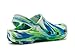Crocs Kids Unisex Classic Marbled Tie-Dye Clogs (Little Kid/Big Kid), Prep Blue/Multi Glow in the Dark 6 Big Kid Medium