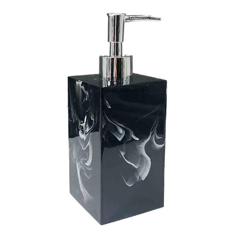 Soap Dispenser Hotel Soap Dispenser Lotion Bottle Home Bathroom Dispensing Push Plastic White/Black/Beige 500ml(Black)