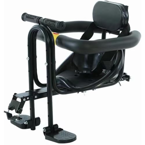 Kwueiit 自転車用チャイルドシート 自転車前後取り付け可能 子供のせ 足置き 握りやすいアームレスト 軽量 簡単取り付け キッズ 幼児用 最大25KG耐荷重 (ハードシート)